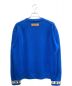 LOUIS VUITTON (ルイ ヴィトン) LVカフスカシミヤニットセーター ブルー サイズ:M：69800円