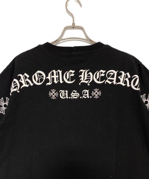 CHROME HEARTS（クロムハーツ）CHROME HEARTS (クロムハーツ) プリント半袖カットソー ブラック サイズ:XLの古着・服飾アイテム