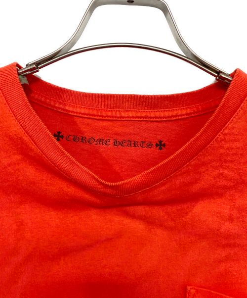 CHROME HEARTS（クロムハーツ）CHROME HEARTS (クロムハーツ) MATTY BOY (マッティー ボーイ) プリントロングスリーブカットソー レッド サイズ:Mの古着・服飾アイテム