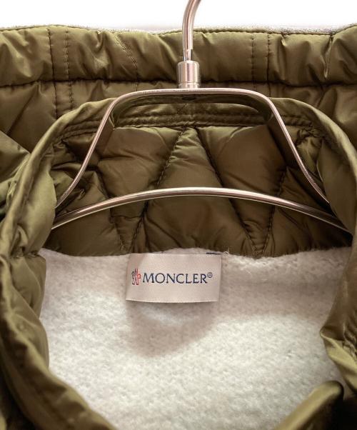 MONCLER（モンクレール）MONCLER (モンクレール) フーデットダウンベスト カーキ サイズ:Mの古着・服飾アイテム