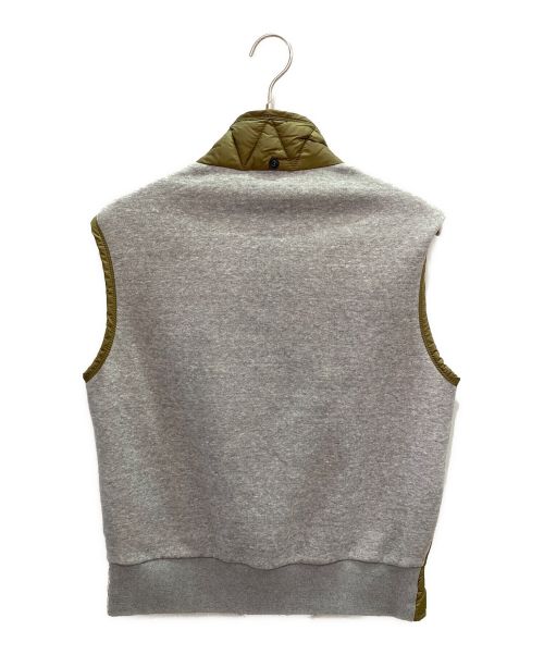 MONCLER（モンクレール）MONCLER (モンクレール) フーデットダウンベスト カーキ サイズ:Mの古着・服飾アイテム