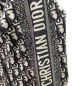 中古・古着 Christian Dior (クリスチャン ディオール) オブリークジップアップジャケット ネイビー×ホワイト サイズ:XS：138000円