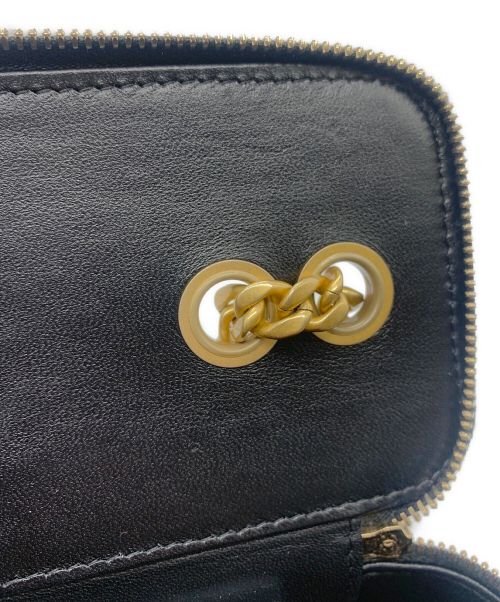 CHANEL（シャネル）CHANEL (シャネル) マトラッセ Wチェーン バニティケース ブラックの古着・服飾アイテム