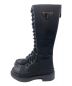 PRADA (プラダ) ブラッシュドレザーx Re-Nylon ブーツ ブラック サイズ:36：85000円