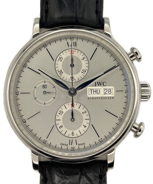 IWC（アイダブリューシー）IWC (アイダブリューシー) ポートフィノ クロノグラフ IW391001 シルバー サイズ:42mmの古着・服飾アイテム