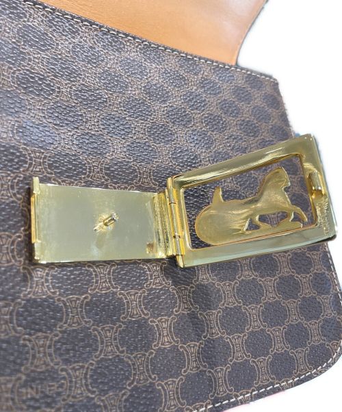 CELINE（セリーヌ）CELINE (セリーヌ) オールドショルダーバッグ ブラウンの古着・服飾アイテム