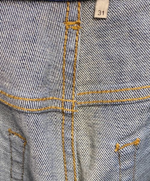 Christian Dior（クリスチャン ディオール）Christian Dior (クリスチャン ディオール) KENNY SCHARF (ケニー シャーフ) 刺繍デニムパンツ ブルー サイズ:31の古着・服飾アイテム