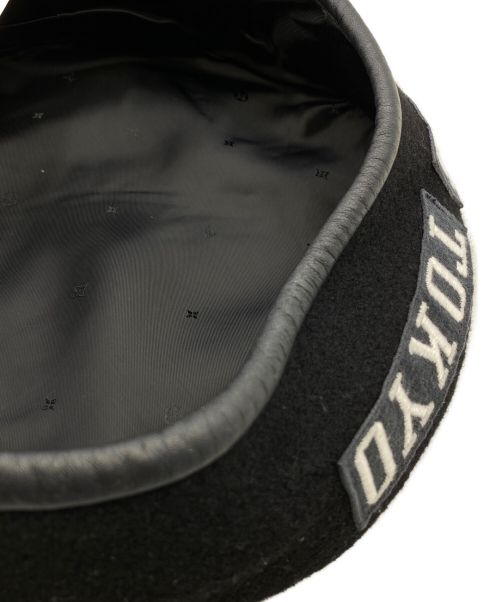LOUIS VUITTON（ルイ ヴィトン）LOUIS VUITTON (ルイ ヴィトン) FRAGMENT DESIGN (フラグメント デザイン) パリストーキョーワッペンベレー帽 ブラック サイズ:-の古着・服飾アイテム