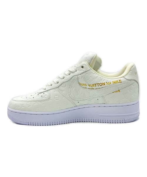 LOUIS VUITTON（ルイ ヴィトン）LOUIS VUITTON (ルイ ヴィトン) NIKE (ナイキ) AIR FORCE 1 LOW ”VIRGIL ABLOH” ホワイト サイズ:7の古着・服飾アイテム