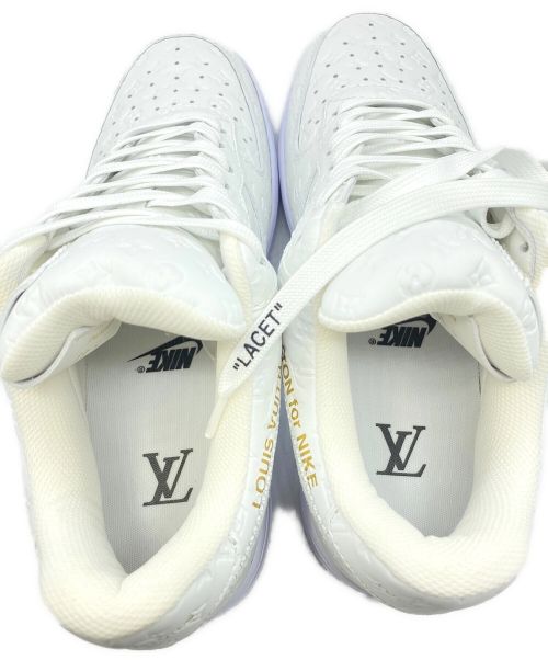 LOUIS VUITTON（ルイ ヴィトン）LOUIS VUITTON (ルイ ヴィトン) NIKE (ナイキ) AIR FORCE 1 LOW ”VIRGIL ABLOH” ホワイト サイズ:7の古着・服飾アイテム