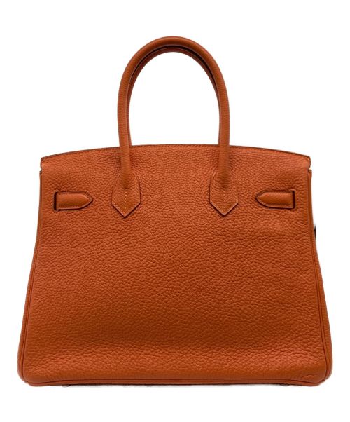 HERMES（エルメス）HERMES (エルメス) バーキン 30/ゴールド金具/トゴ/オレンジ/□P刻印 オレンジ サイズ:30の古着・服飾アイテム