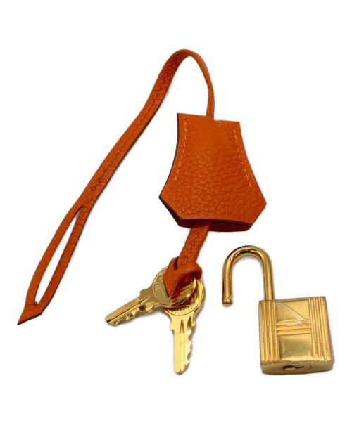 HERMES（エルメス）HERMES (エルメス) バーキン 30/ゴールド金具/トゴ/オレンジ/□P刻印 オレンジ サイズ:30の古着・服飾アイテム