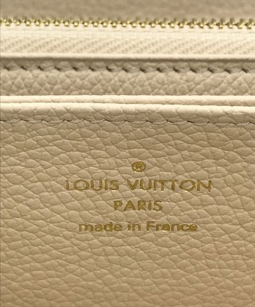 LOUIS VUITTON（ルイ ヴィトン）LOUIS VUITTON (ルイ ヴィトン) ジッピー・ウォレット  ベージュ×ピンクの古着・服飾アイテム