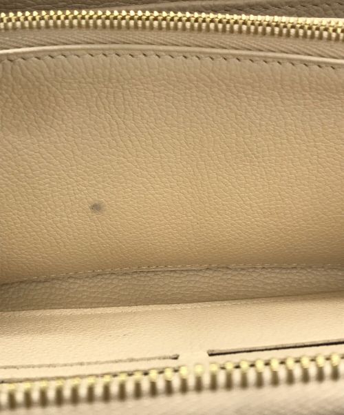 LOUIS VUITTON（ルイ ヴィトン）LOUIS VUITTON (ルイ ヴィトン) ジッピー・ウォレット  ベージュ×ピンクの古着・服飾アイテム