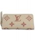 LOUIS VUITTON（ルイ ヴィトン）の古着「ジッピー・ウォレット 」｜ベージュ×ピンク