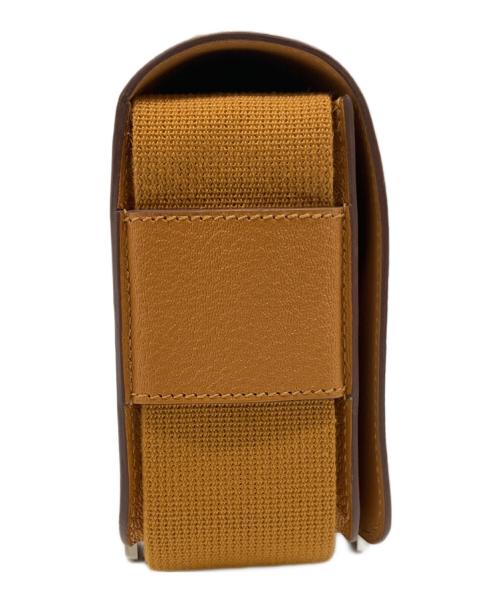 HERMES（エルメス）HERMES (エルメス) ゲタ/シルバー金具/シェーブル/キャラメル/U刻印 キャラメルの古着・服飾アイテム