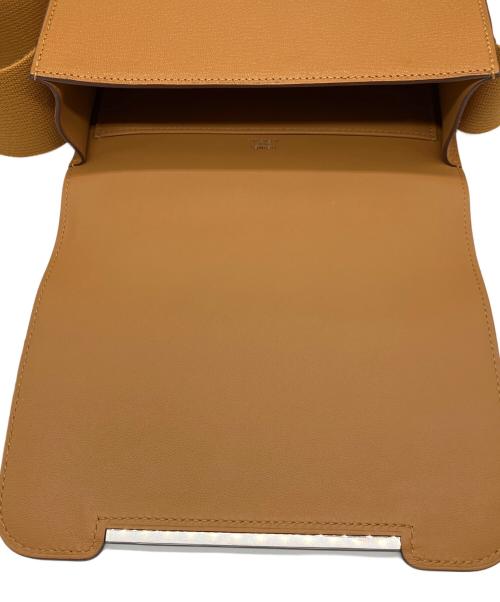 HERMES（エルメス）HERMES (エルメス) ゲタ/シルバー金具/シェーブル/キャラメル/U刻印 キャラメルの古着・服飾アイテム