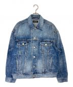 BALENCIAGAバレンシアガ）の古着「LARGE FIT JACKET ロゴデニムジャケット」
