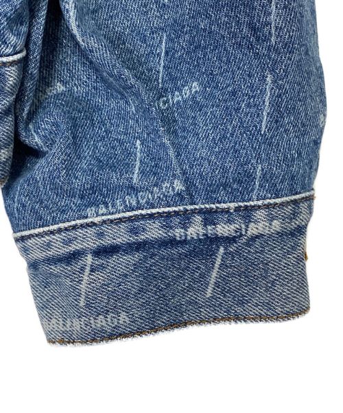 BALENCIAGA（バレンシアガ）BALENCIAGA (バレンシアガ) LARGE FIT JACKET ロゴデニムジャケット サイズ:46の古着・服飾アイテム