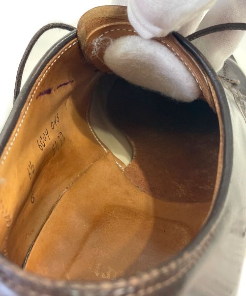 Alden（オールデン）Alden (オールデン) Vチップシューズ ブラウン サイズ:6 1/2の古着・服飾アイテム