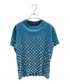 LOUIS VUITTONルイ ヴィトン）の古着「モノグラムグラディエントTシャツ」｜スカイブルー