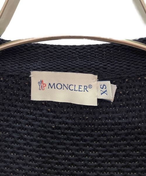 MONCLER（モンクレール）MONCLER (モンクレール) ニット切替 ダウン ネイビー サイズ:XSの古着・服飾アイテム