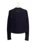 MONCLER (モンクレール) ニット切替 ダウン ネイビー サイズ:XS：35000円