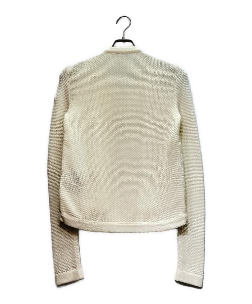 MONCLER（モンクレール）MONCLER (モンクレール) ライトダウンカーディガン ホワイト サイズ:XSの古着・服飾アイテム