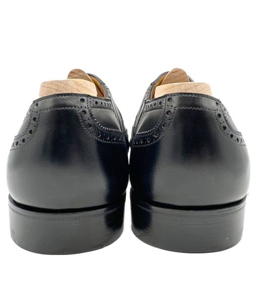 ALFRED DUNHILL（アルフレッド・ダンヒル）ALFRED DUNHILL (アルフレッド・ダンヒル) サイドエラスティックシューズ ブラック サイズ:8 1/2の古着・服飾アイテム