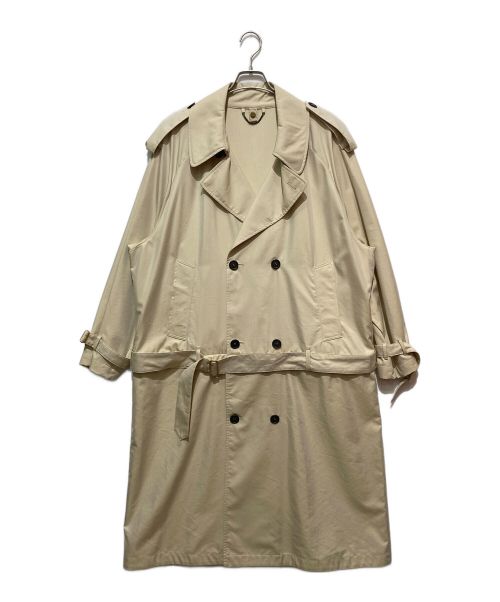 dunhill（ダンヒル）dunhill (ダンヒル) コットンシルクトレンチコート ベージュ サイズ:Lの古着・服飾アイテム
