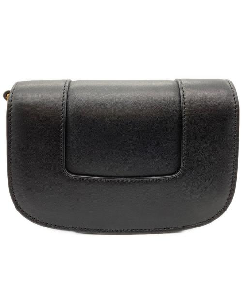VALENTINO（ヴァレンティノ）VALENTINO (ヴァレンティノ) Supervee Crossbody Bag ブラック×ゴールドの古着・服飾アイテム