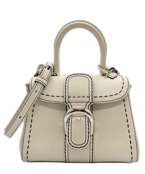 DELVAUX（デルヴォー）DELVAUX (デルヴォー) Brillant Mini Surpique ホワイト サイズ:MINIの古着・服飾アイテム