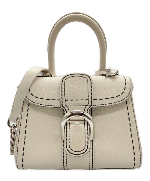 DELVAUX（デルヴォー）DELVAUX (デルヴォー) Brillant Mini Surpique ホワイト サイズ:MINIの古着・服飾アイテム