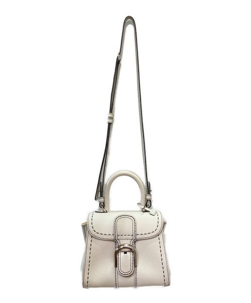 DELVAUX（デルヴォー）DELVAUX (デルヴォー) Brillant Mini Surpique ホワイト サイズ:MINIの古着・服飾アイテム