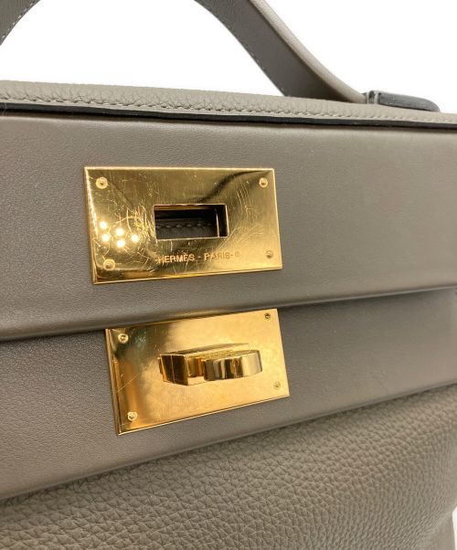 HERMES（エルメス）HERMES (エルメス) ヴァンキャトル 29/ゴールド金具/トゴ/オリーブ/Y刻印 オリーブ サイズ:29の古着・服飾アイテム