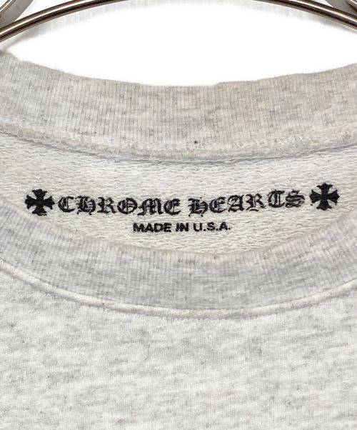 CHROME HEARTS（クロムハーツ）CHROME HEARTS (クロムハーツ) MATTY BOY (マッティボーイ) PPO BRAIN/スウェット ライトグレー サイズ:Sの古着・服飾アイテム