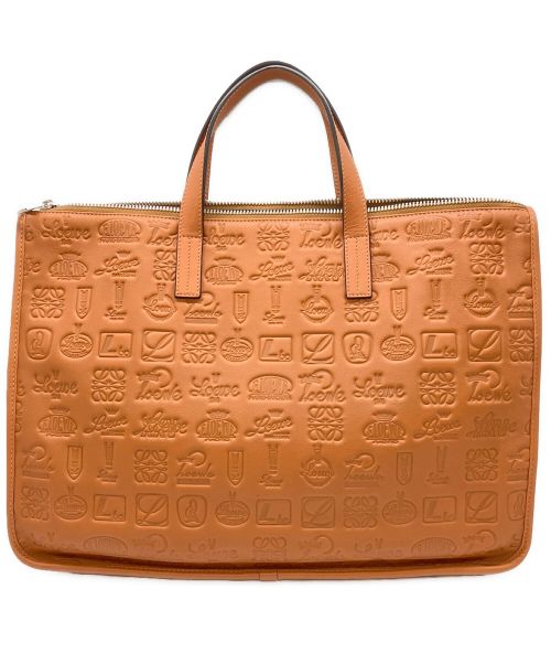 LOEWE（ロエベ）LOEWE (ロエベ) アナグラムハンドバッグ ブラウンの古着・服飾アイテム