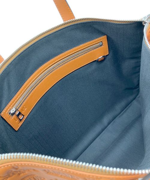 LOEWE（ロエベ）LOEWE (ロエベ) アナグラムハンドバッグ ブラウンの古着・服飾アイテム