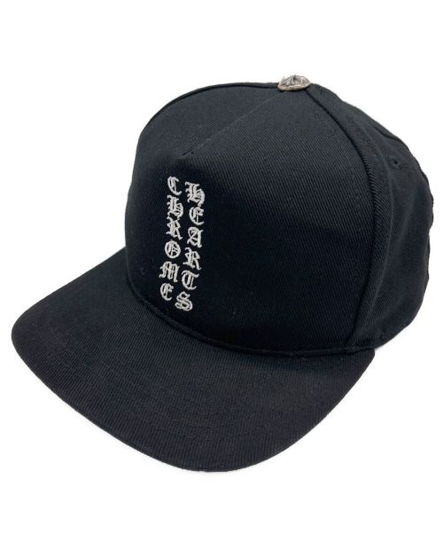 CHROME HEARTS（クロムハーツ）CHROME HEARTS (クロムハーツ) ロゴスナップバックキャップ ブラック サイズ:調整可能の古着・服飾アイテム