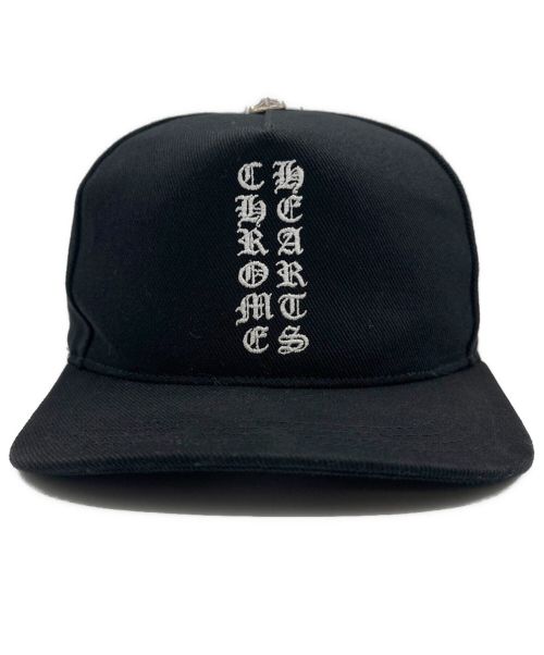 CHROME HEARTS（クロムハーツ）CHROME HEARTS (クロムハーツ) ロゴスナップバックキャップ ブラック サイズ:調整可能の古着・服飾アイテム