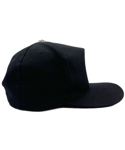 CHROME HEARTS（クロムハーツ）CHROME HEARTS (クロムハーツ) ロゴスナップバックキャップ ブラック サイズ:調整可能の古着・服飾アイテム