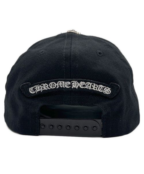 CHROME HEARTS（クロムハーツ）CHROME HEARTS (クロムハーツ) ロゴスナップバックキャップ ブラック サイズ:調整可能の古着・服飾アイテム