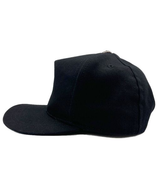 CHROME HEARTS（クロムハーツ）CHROME HEARTS (クロムハーツ) ロゴスナップバックキャップ ブラック サイズ:調整可能の古着・服飾アイテム