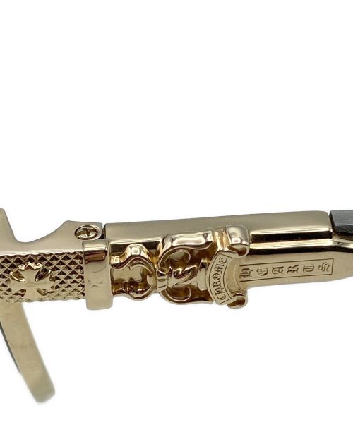 CHROME HEARTS（クロムハーツ）CHROME HEARTS (クロムハーツ) BLADE HUMMERⅢ ゴールド×ブラウン サイズ:-の古着・服飾アイテム