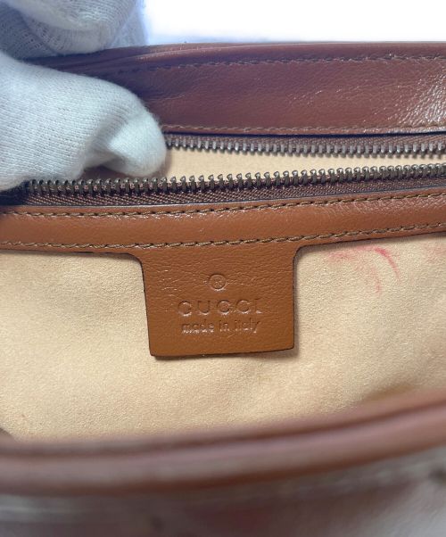 GUCCI（グッチ）GUCCI (グッチ) GGマーモント キルティングショルダーバッグ ブラウン サイズ:-の古着・服飾アイテム