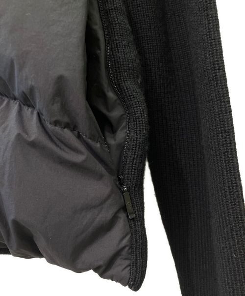 MONCLER（モンクレール）MONCLER (モンクレール) MAGLIONE TRICOT CARDIGAN/ダウン ブラック サイズ:XSの古着・服飾アイテム