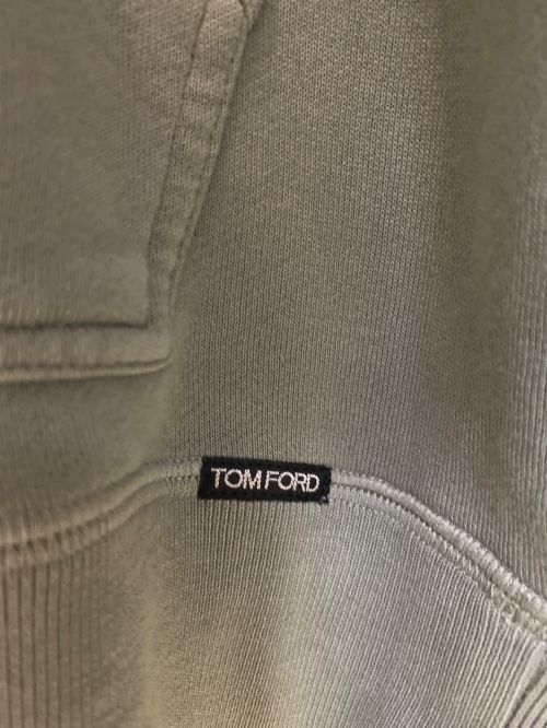 TOM FORD（トムフォード）TOM FORD (トムフォード) Vintage Dyed Hoodie グレー サイズ:50の古着・服飾アイテム