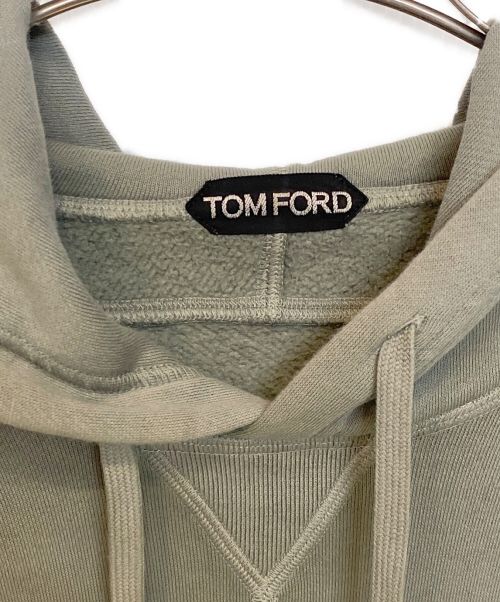TOM FORD（トムフォード）TOM FORD (トムフォード) Vintage Dyed Hoodie グレー サイズ:50の古着・服飾アイテム
