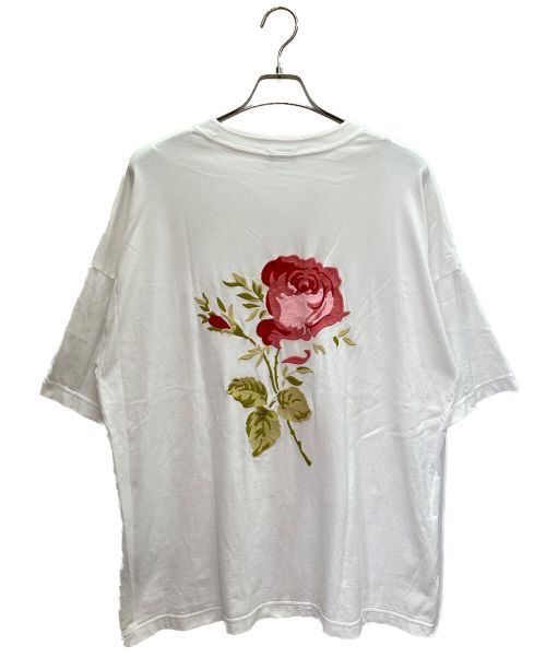 Christian Dior（クリスチャン ディオール）Christian Dior (クリスチャン ディオール) バック刺繍ロゴプリントTシャツ ホワイト サイズ:Lの古着・服飾アイテム