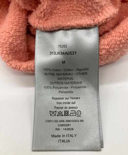 Christian Dior（クリスチャン ディオール）Christian Dior (クリスチャン ディオール) 袖オブリークラインスウェット サーモンピンク サイズ:Mの古着・服飾アイテム